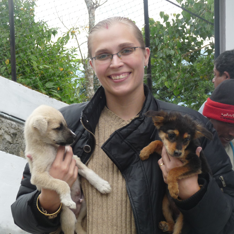 Catrina Vear, was the founding Manager of Darjeeling Animal Shelter