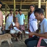 Image 12: TCF team conducting a veterinary camp in Jhapooripather village.