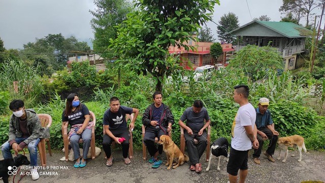 Pictures of camp and Siliguri team with Mr. Lakpa and spayed dogs 7