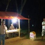Image 11: My TCF team on a night patrolling duty. Refreshments were provided to the forest department staff on duty at critical points along the NH37.