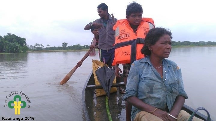 A family being moved to safer location by my team at TCF